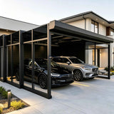 Retractable Double Carport & Garage Kits - Ready Canopy