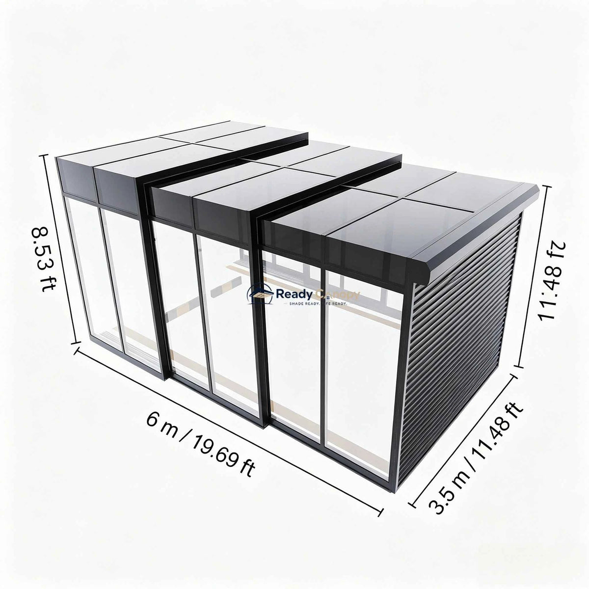 Retractable Single Carport & Garage Kits - Ready Canopy